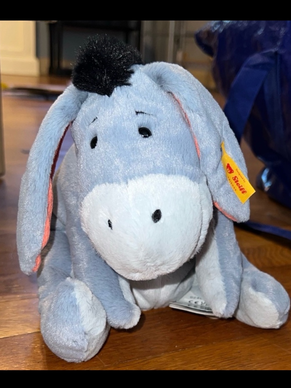 Steiff Disney Soft Cuddly Friends Eeyore 10” Premium Plush